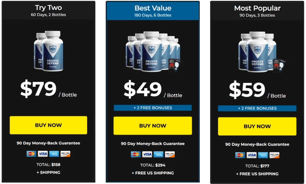 Prosta Defend Priceing